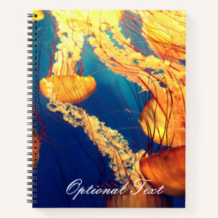 Cuaderno La bella vida marina: medusas doradas