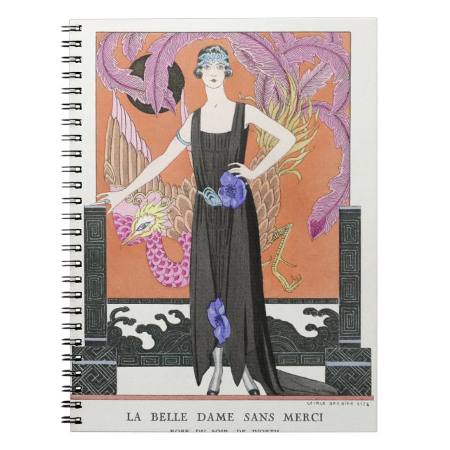 Cuaderno La belle dame sans merci por George Barbier (Frente)