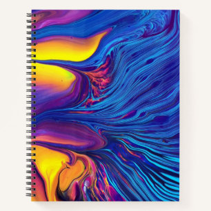 Cuaderno La belleza de la cartelera en espiral del caos