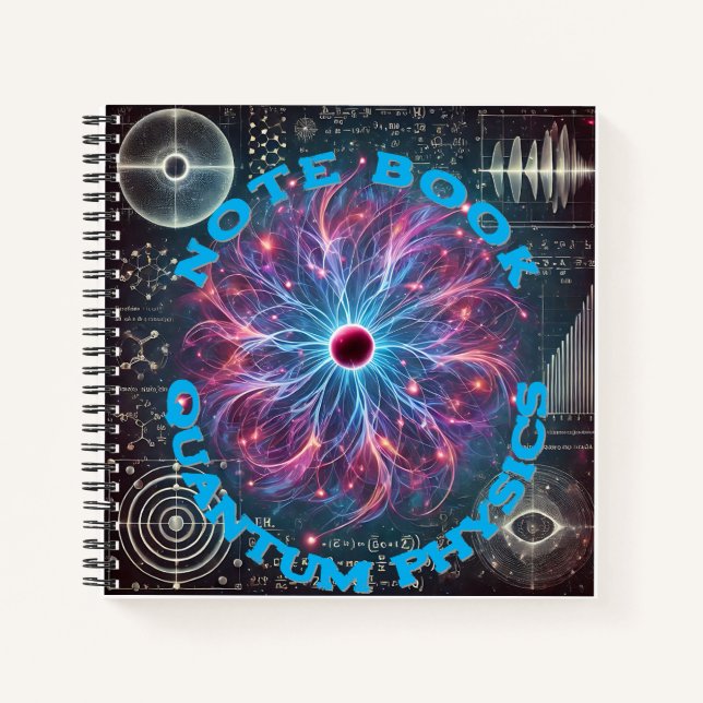 Cuaderno La belleza de la física: de la física cuántica (Anverso)