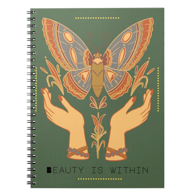 Cuaderno La Belleza Está Dentro (Frente)