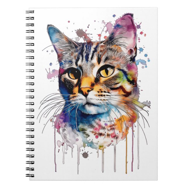 Cuaderno La belleza felina (Frente)