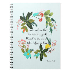 Cuaderno La biblia motivadora versifica el arte - 34:8 del