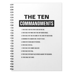 Cuaderno La Biblia versus el cristianismo Diez mandamientos