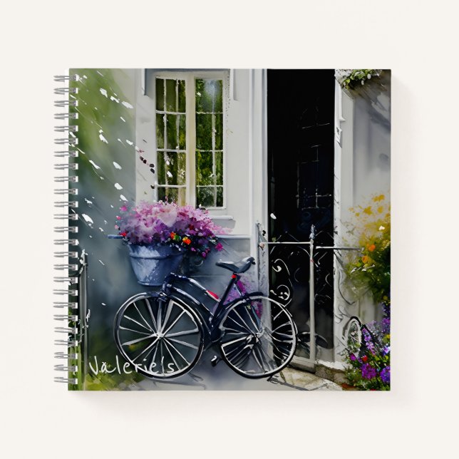 Cuaderno La bicicleta de jardín (Anverso)