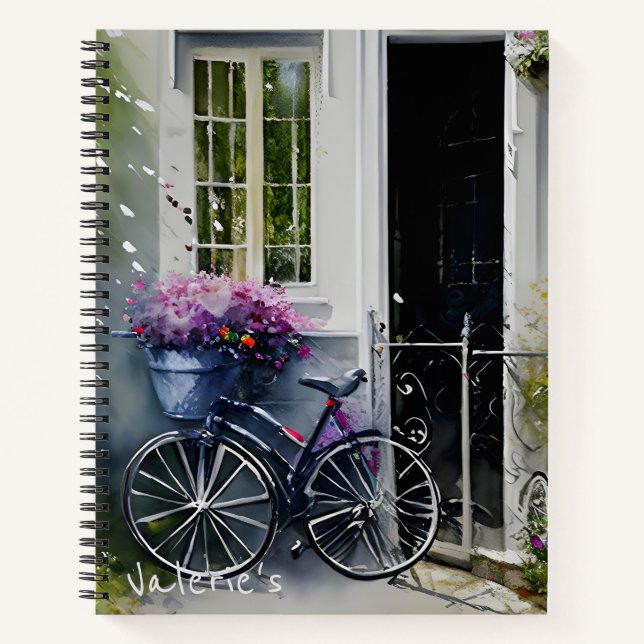 Cuaderno La bicicleta de jardín (Anverso)
