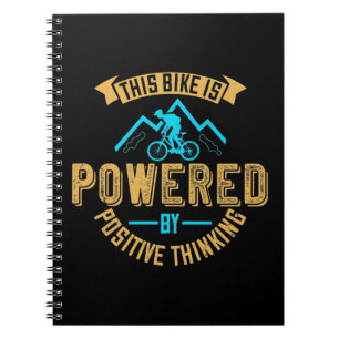 Cuaderno La Bicicleta MTB Es Impulsada Por El Pensamiento P