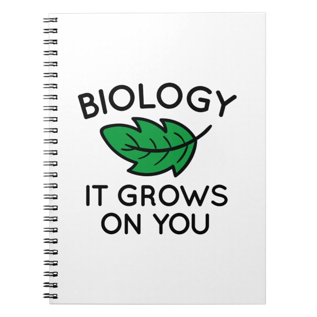 Cuaderno La Biología Crece Sobre Ti (Frente)