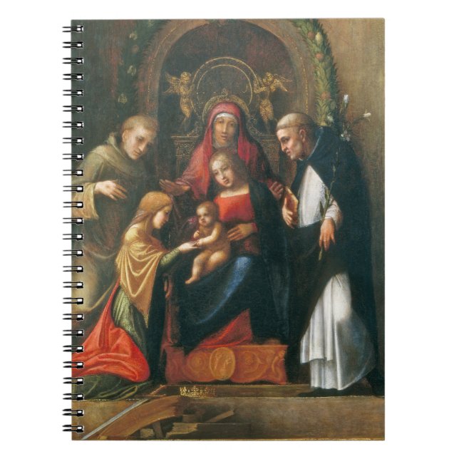 Cuaderno La boda mística del santo Catherine (Frente)