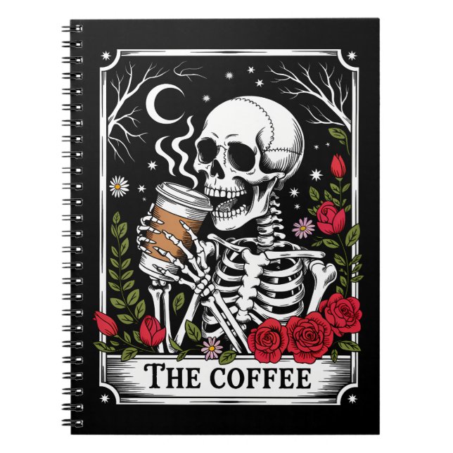 Cuaderno La Bolsa tote de Vibraciones Brujas del Café – Gót (Frente)