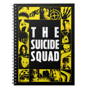 Cuaderno La brigada suicida   Bloques de iconos amarillos y