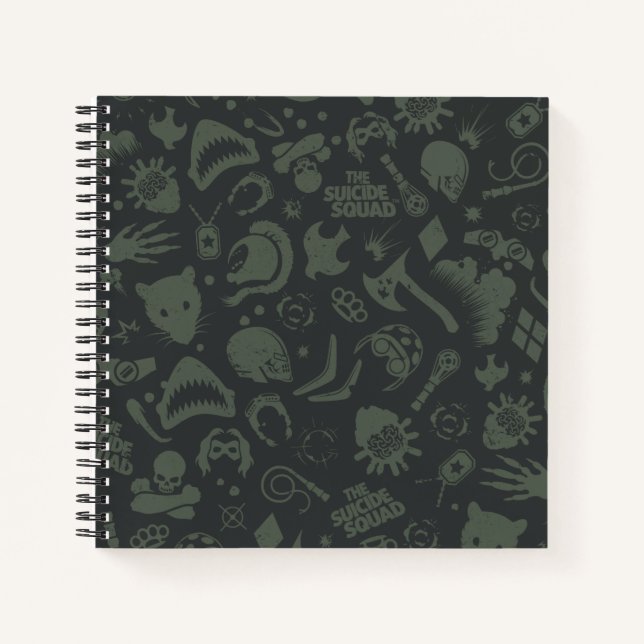 Cuaderno La brigada suicida | Patrón de iconos de caractere (Anverso)