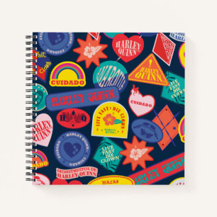 Cuaderno La brigada suicida   Patrón de insignia Harley Qu