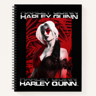 Cuaderno La brigada suicida   Retrato de Harley Quinn Red F