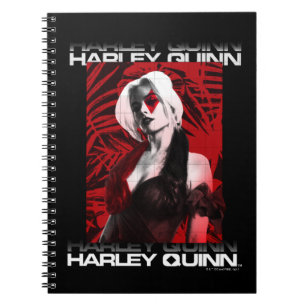 Cuaderno La brigada suicida   Retrato de Harley Quinn Red F