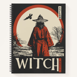 Cuaderno La bruja moderna del Sol Rojo   Arte gótico femeni