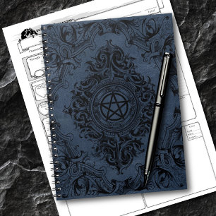 Cuaderno La brujería florece Pentáculo de Duste Blue Fant