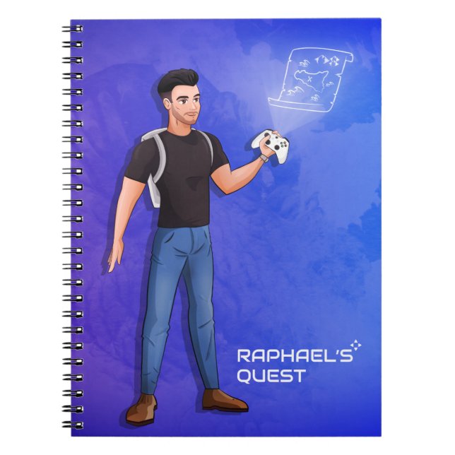 Cuaderno La búsqueda de Raphael - Canal oficial de Youtube (Frente)