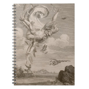 Cuaderno La caída de Ícaro, 1731 (grabado)