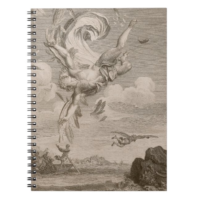 Cuaderno La caída de Ícaro, 1731 (grabado) (Frente)