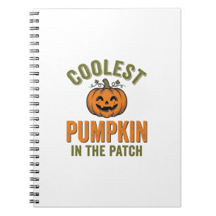 Cuaderno La calabaza más genial del parche de Halloween vin