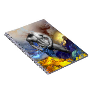 Cuaderno La camiseta empapada y sin camisa de SlipperyJoe's