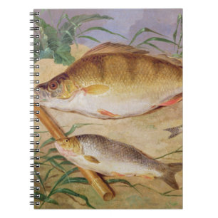 Cuaderno La captura de un pescador de los pescados gruesos