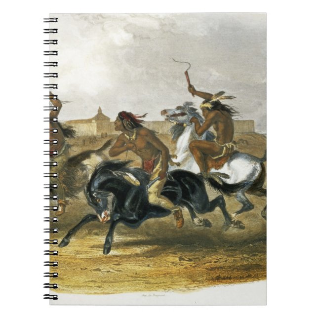 Cuaderno La carrera de caballos de los indios de Siux (Frente)
