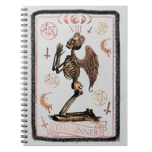Cuaderno La carta de Sinner Tarot