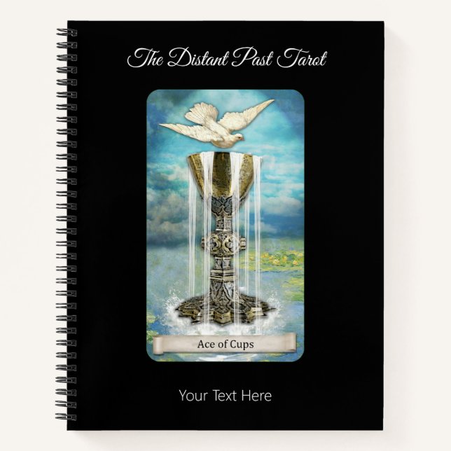Cuaderno La carta del Tarot de El Pasado Distante As de Cop (Anverso)