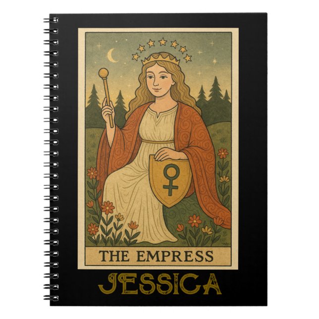 Cuaderno La carta del tarot La Emperatriz Unisex (Frente)