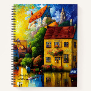 Cuaderno La casa amarilla en el lago