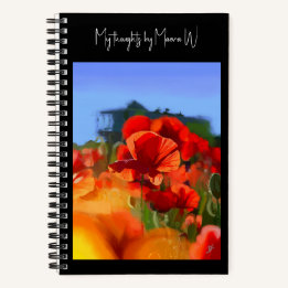 Cuaderno La Casa de las Amapolas - Personalizable Artístico