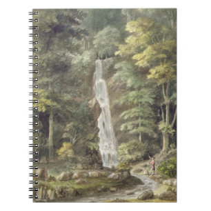 Cuaderno La cascada de la cascada en Hestercombe cultiva un