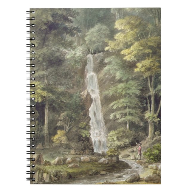 Cuaderno La cascada de la cascada en Hestercombe cultiva un (Frente)