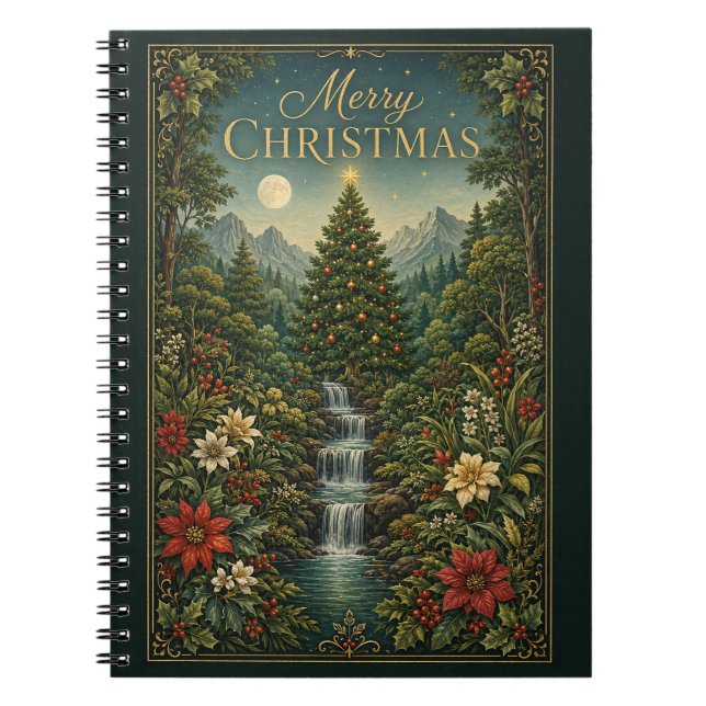 Cuaderno La Cascada de la Magia de Navidad (Frente)