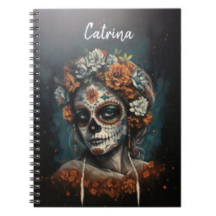 Cuaderno La Catrina Espíritu Eterno Día de los Muertos