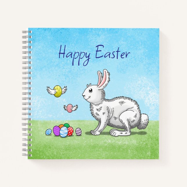 Cuaderno La caza de huevos del conejo de Pascua (Anverso)