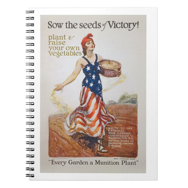 Cuaderno La cerda de la libertad del jardín de victoria (Frente)