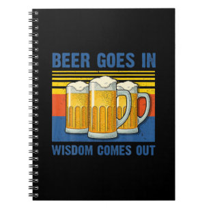 Cuaderno La Cerveza Sale Con Sabiduría... Viejo Cumpleaños.