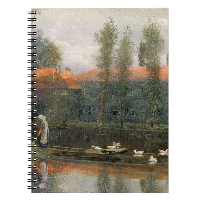 Cuaderno La charca de William Morris trabaja en la abadía (Frente)