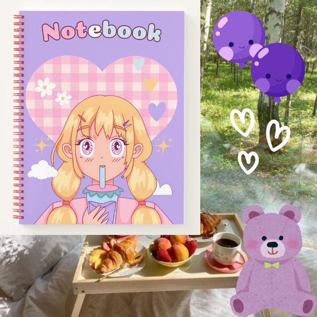 Cuaderno La Chica morada 💜 💗 ✨ por ella (Subido por el creador)