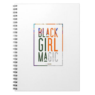 Cuaderno La Chica negra Magia Melanin Afro Reina Hbcu Negro