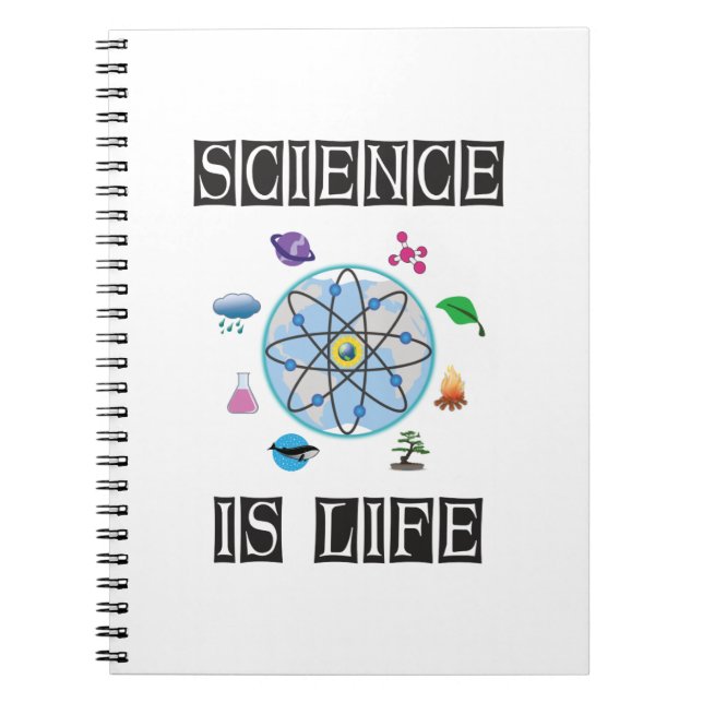Cuaderno La ciencia es la vida (Frente)