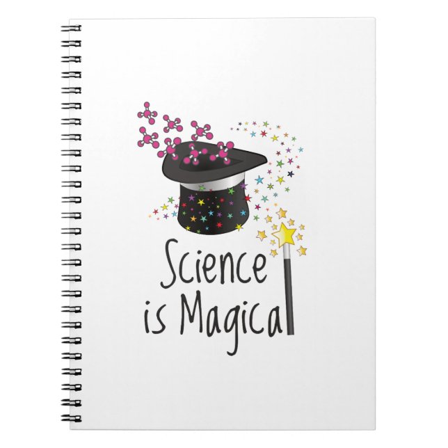 Cuaderno La ciencia es mágica (Frente)