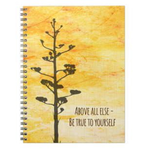 Cuaderno La cita inspiradora sea verdad a sí mismo cuadern