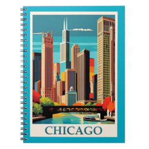 Cuaderno La ciudad colorida de Chicago