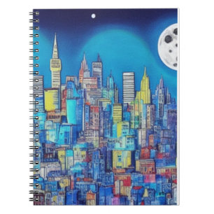 Cuaderno La ciudad de la noche A.I. trabaja solo para ti.