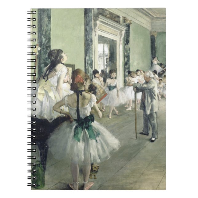 Cuaderno La clase ballet Edgar Degas (Frente)