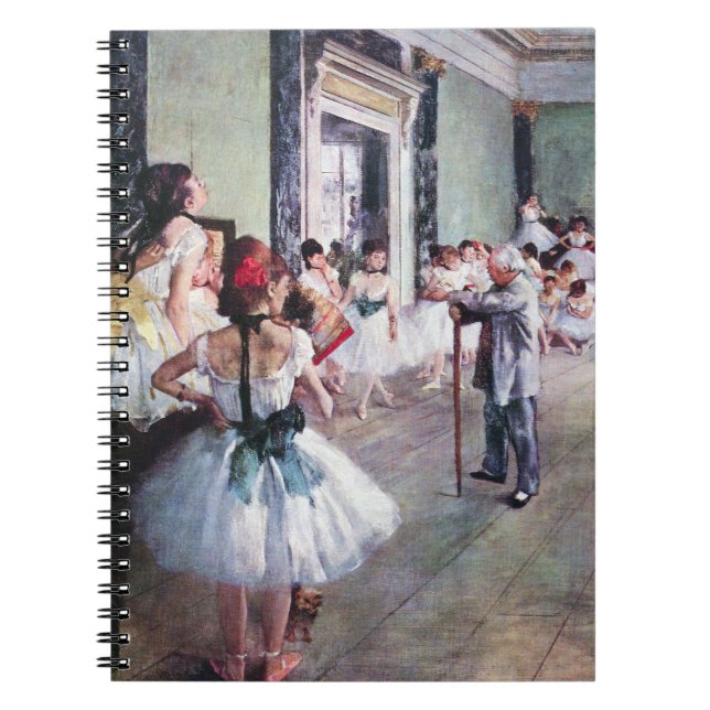 Cuaderno La clase de danza de Edgar Degas, el arte de los b (Frente)